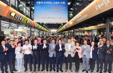 수원시,  화서시장에 아케이드 설치 완료…준공식 가져