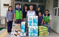 용인도시공사, 추석 앞두고 소외계층에게 생필품 전달