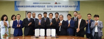 경과원-티엔안사이버파크그룹, 혁신기업 육성 위해 맞손