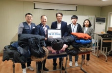 광산구시설관리공단, 외국인 주민 겨울외투 기증 캠페인