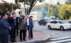 백군기 용인시장, 출근길 상습정체 구간 개선책 마련하라