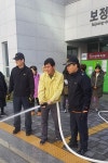 용인시 보정동-119안전센터, 화재대피 합동 소방훈련 실시