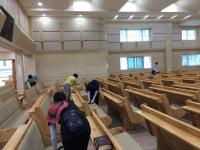 광주 서구, 화정2동 종교시설 예배자제 요청 방역소독 실시