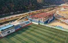 인제군, 기린 다목적체육관 건립 순항…내년 준공
