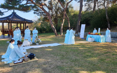 강릉 한송정 헌다례와 들차회 개최