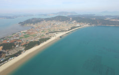 완도 신지 명사십리, 전국 우수 해수욕장으로 선정