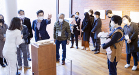 허태정 대전시장, 대전시립미술관에서 토요산책