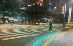수원시, 어린이보호구역 21개소에 안심 횡단보도 조성