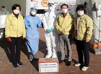 안양시의회, 만안·동안구 임시 선별검사소 현장 방문 근무자 격려