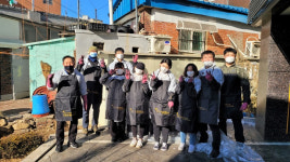 동남보건대 사회봉사단, 사랑의 연탄나눔 봉사활동 시행