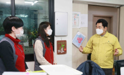 백군기 용인시장, 장애인거주시설 방문