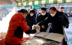 부평구시설관리공단, 설 맞이 전통시장 찾아 장보기 진행