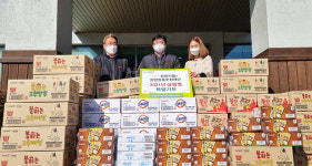 삼양식품, 설 명절 맞아 남양주시 어려운 이웃에 식료품 전달
