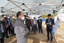 정동균 양평군수, 2021년 단월면·양동면 등 주요사업장 현장방문