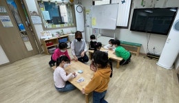 용인청덕도서관-물푸레지역아동센터, 독서교실 진행