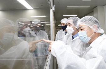 서철모 화성시장, 향남읍 소재 코스맥스(주) 화성공장 방문