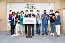 중랑구, 이사전문업체 연합봉사단 봉선화로부터 무더위 극복 위한 선풍기 100대 전달받아