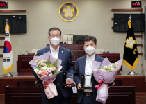 김윤호·이일규 광명시의회 의원, 경기도 시군의회의장협의회 의정활동 우수의원 선정