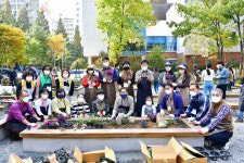양산시 양주동, 정원형 주민체험공간 주민참여꽃밭 만들기