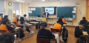 공병철 광산구의원, 선운중에서 의원의 역할과 마을자치 강연