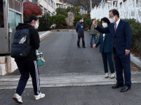 김석준 교육감, 대학수학능력 시험 수험생 응원