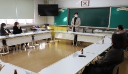 황대호 경기도의원, 율전초 교육환경개선 정담회 열어