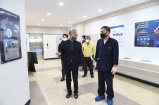 오규석 기장군수, 동남권 방사선 의·과학 일반산업단지 내, 파워반도체 상용화센터현장 방문