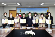진주시, 영유아·아동복지시설 등 8개소 위탁계약증서 전달