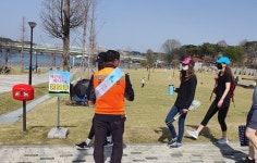 평택시, 공원 내 반려견 펫티켓 홍보 실시