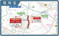 고양시, 사리현IC 주변 도로개설공사 순항