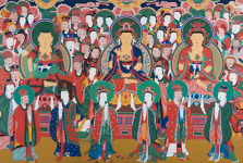 이소림 작가 구룡사 삼장보살도 복원 모사 기념 기획전