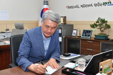 최승준 정선군수, 민선 8기 1호 결재 가리왕산 국가정원 조성