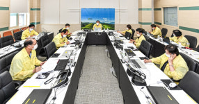 조근제 함안군수, 대통령 주재 코로나19 대응 영상회의 참석