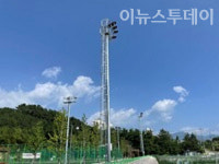 창원특례시, 가음정공원 다목적구장 조명시설 설치 완료