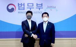 김영록 전남지사, 한동훈 장관에 무안국제공항 무비자 현안 지원 요청