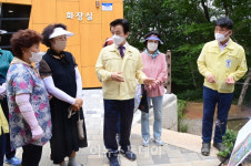 조규일 진주시장, 선학산 등산로 공중화장실 최종 점검