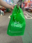 오산시, 오색시장 추석연휴 친환경 비닐봉투 보급