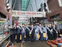 정인화 광양시장, 광영상설시장 방문 상인 격려