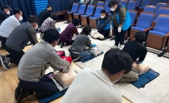 용인도시공사, 아르피아 스포츠센터에서 심폐소생술 교육 실시