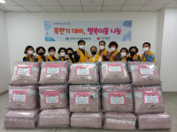 울주군 온산읍 지역사회보장협의체, 저소득층 겨울침구세트 전달