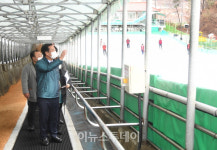 구인모 거창군수, 수승대 눈썰매장 시설물 점검