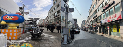 원주 문화의 거리 미관 개선으로 확 바꾼다