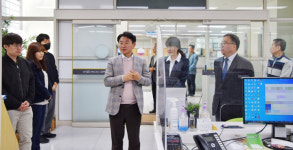 김동근 의정부시장, 맑은물사업소 방문