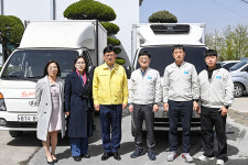 원주시, 강릉 난곡동 산불피해 복구 지원