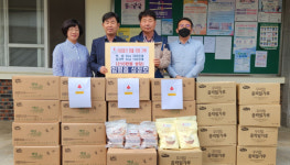 함평군 장년3리 성정호 이장, 이웃사랑실천 백미 밀가루 400포대 기부
