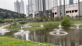용인특례시 처인구, 역북지구 역동 생태근린공원 부유분수 운영