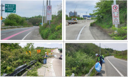 울산시, 청량나들목(IC)에 쓰레기 투기금지 안내판 설치