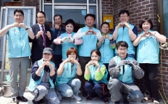 김동근 의정부시장, 송산동 경로당 방문…자원봉사자에 감사 인사 전해