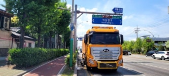 인천 동구, 안전사고 예방 음성안내 도로 청소차 운행