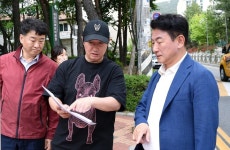 김동근 의정부시장, 금오동 꽃동네 민원 현장 방문